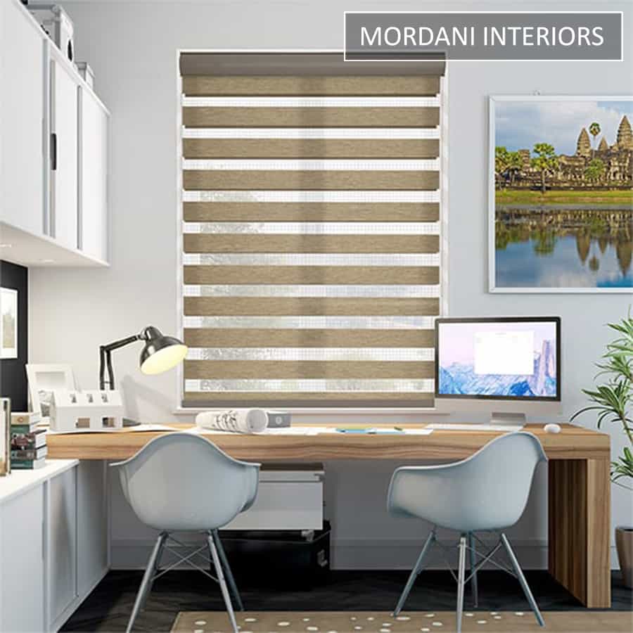 Khaki Dual Shade Blind